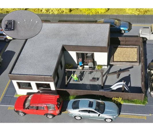 Gaugemaster Fordhampton Infant School Kit with LED Lighting GM485L OO