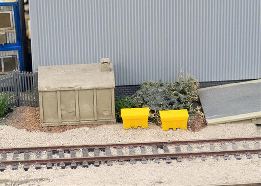 GAUGEMASTER GM497 Modern Grit Boxes 3pcs (Pre-Built) OO Gauge