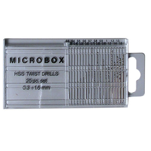 GAUGEMASTER Microbox Drills 0.3-1.6 GM648