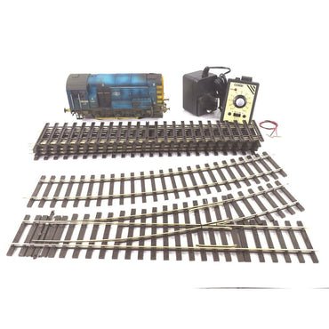 Gaugemaster Yard Shunter Model Railway Train Set w/PECO Track O Scale