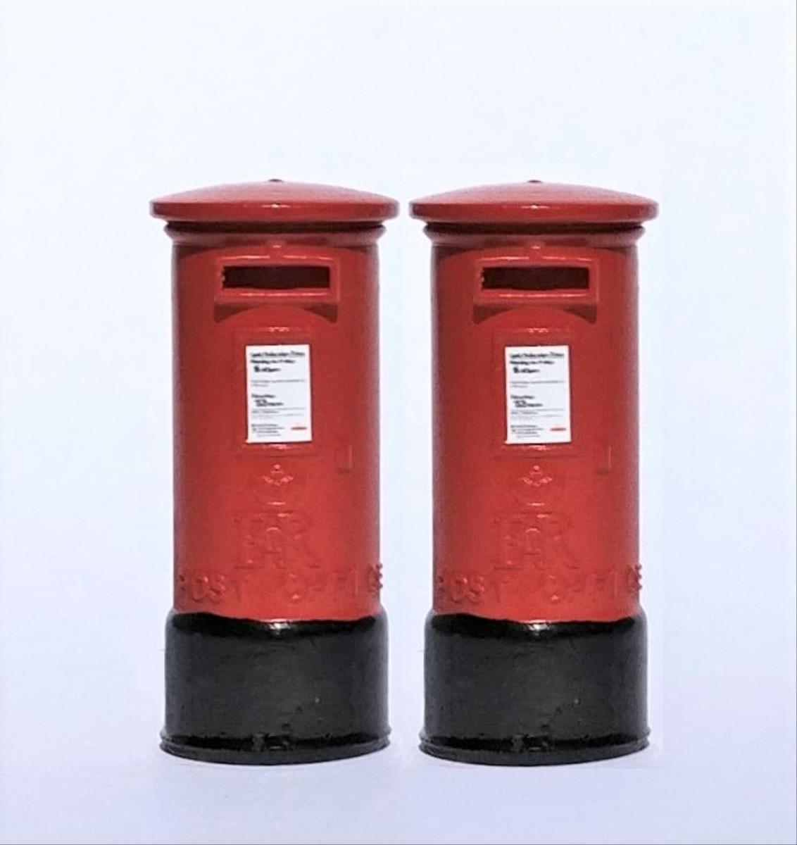 GAUGEMASTER GM731 O Scale Postboxes 2pcs (Pre-Built) O Gauge