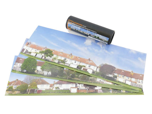 Gaugemaster Housebacks Small Photo Backscene (1372x152mm) N Gauge GM757