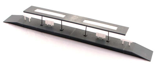 Kestrel Island Platform with Flat Canopy Kit N Gauge GMKD10