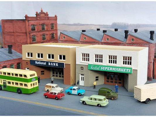 Kestrel Town Centre Shops (2) GMKD1015 N Gauge