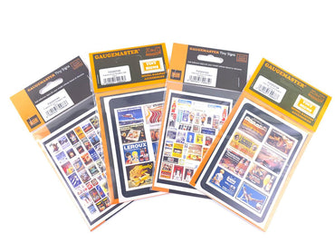Tiny Signs European Themed Signage Set GMTS412 OO Gauge