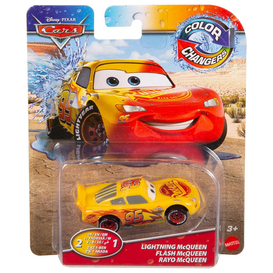 Disney Pixar Cars: Colour Changers - Lightning McQueen Toy Car GNY95