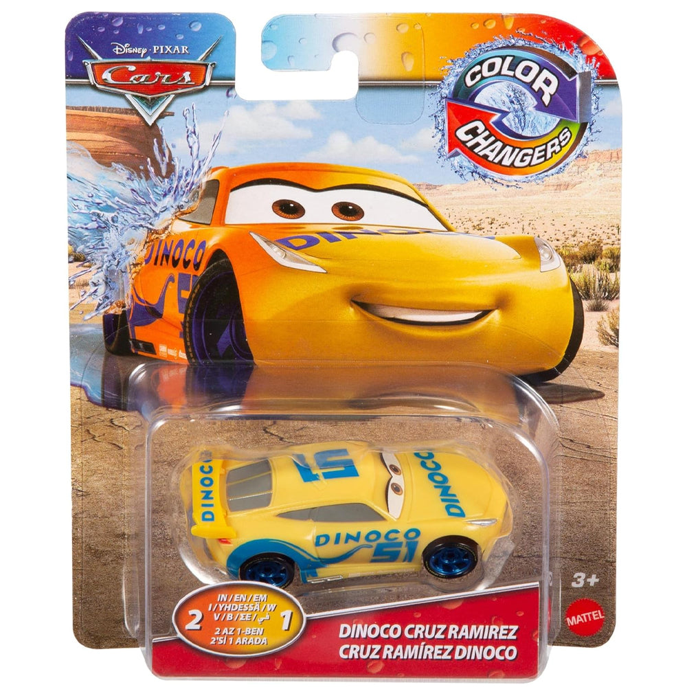 Disney Pixar Cars: Colour Changers - Dinoco Cruz Ramirez Toy Car GNY97