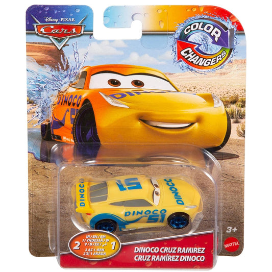 Disney Pixar Cars: Colour Changers - Dinoco Cruz Ramirez Toy Car GNY97
