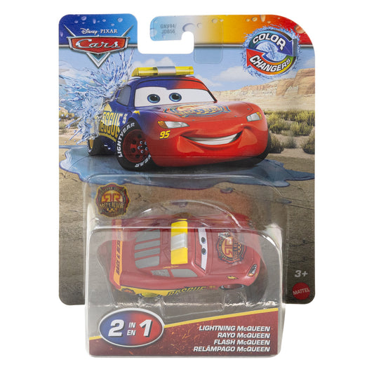 Disney Pixar Cars: Colour Changers - Lightning McQueen Toy Car JBM69