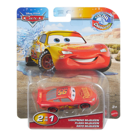 Disney Pixar Cars: Colour Changers - Lightning McQueen Toy Car JHG25