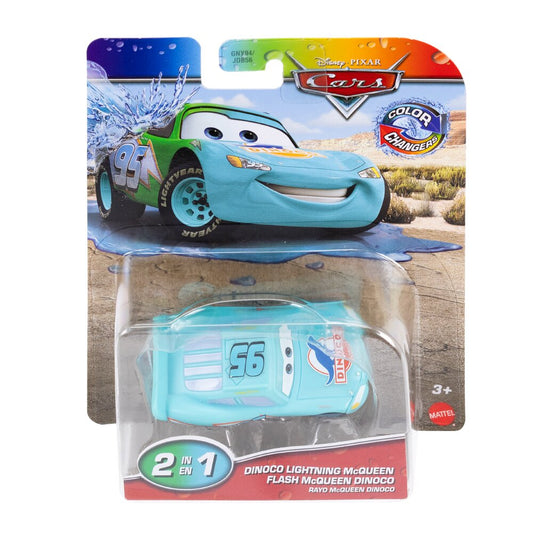 Disney Pixar Cars Color Changers Dinoco Lightning McQueen 1:55 Age 3+ JKP76