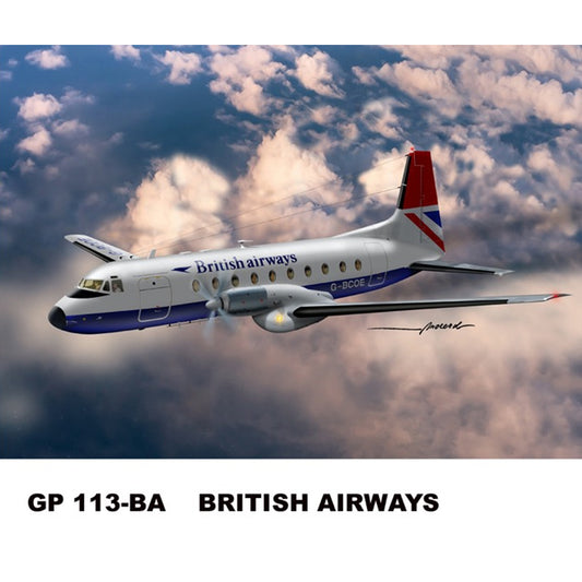 Mach 2 GP.113-BA Hawker-Siddeley HS.748 British Airways 1:72 Model Kit