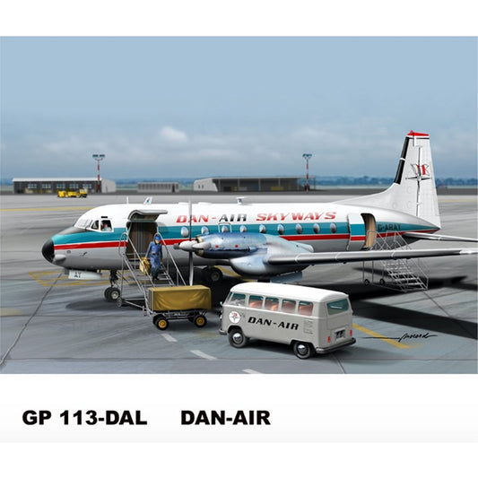 Mach 2 GP.113-DAL Hawker-Siddeley HS.748 Dan-Air Skyways 1:72 Model Kit