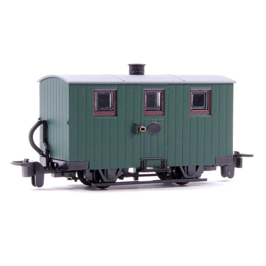 PECO GR-570UG FR 4-Wheel Quarryman's Coach Unlettered OO9 Gauge