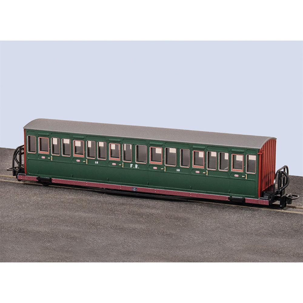 PECO GR-603B Short Coach, Col Stephens No.18 Bowsider OO9 Gauge