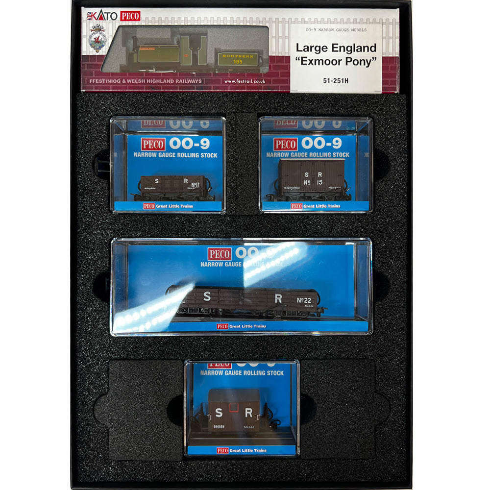 PECO Lynton & Barnstaple Exmoor Pony Goods Train Pack OO9 Gauge GR1004
