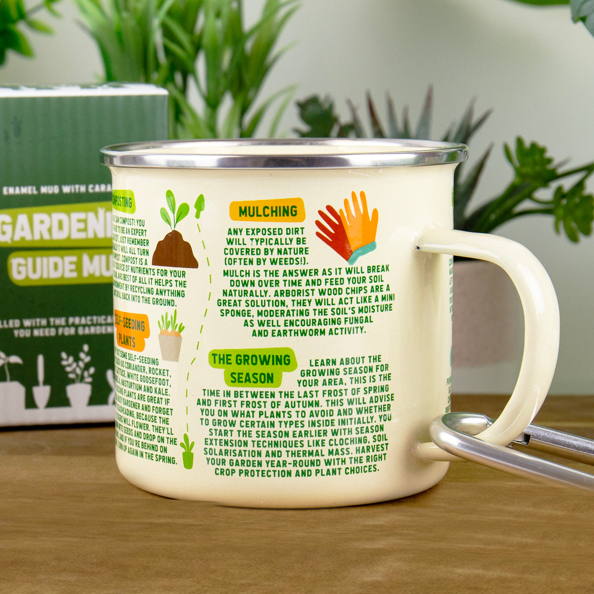 Gift Republic Gardening Guide Enamel Mug
