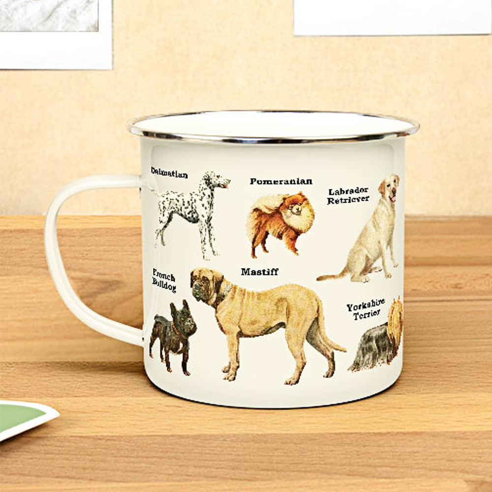 Gift Republic Dogs Enamel Mug