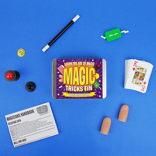 Gift Republic Magic Tricks Tin - 6 Magic Tricks Included