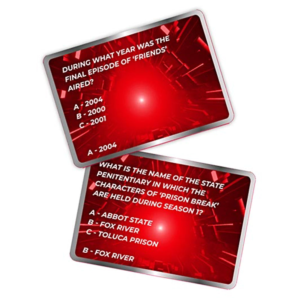 Gift Republic Super 00s TV Trivia Quiz Card Pack