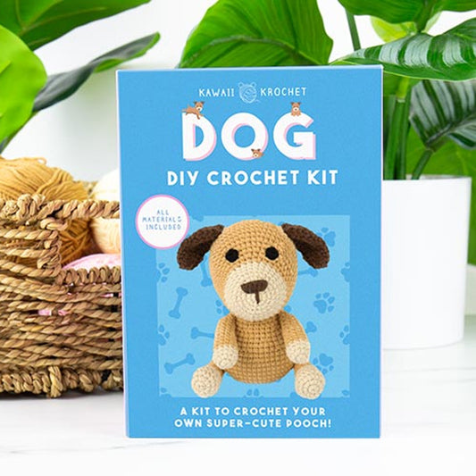 Gift Republic Kawaii Krochet Dog DIY Crochet Kit