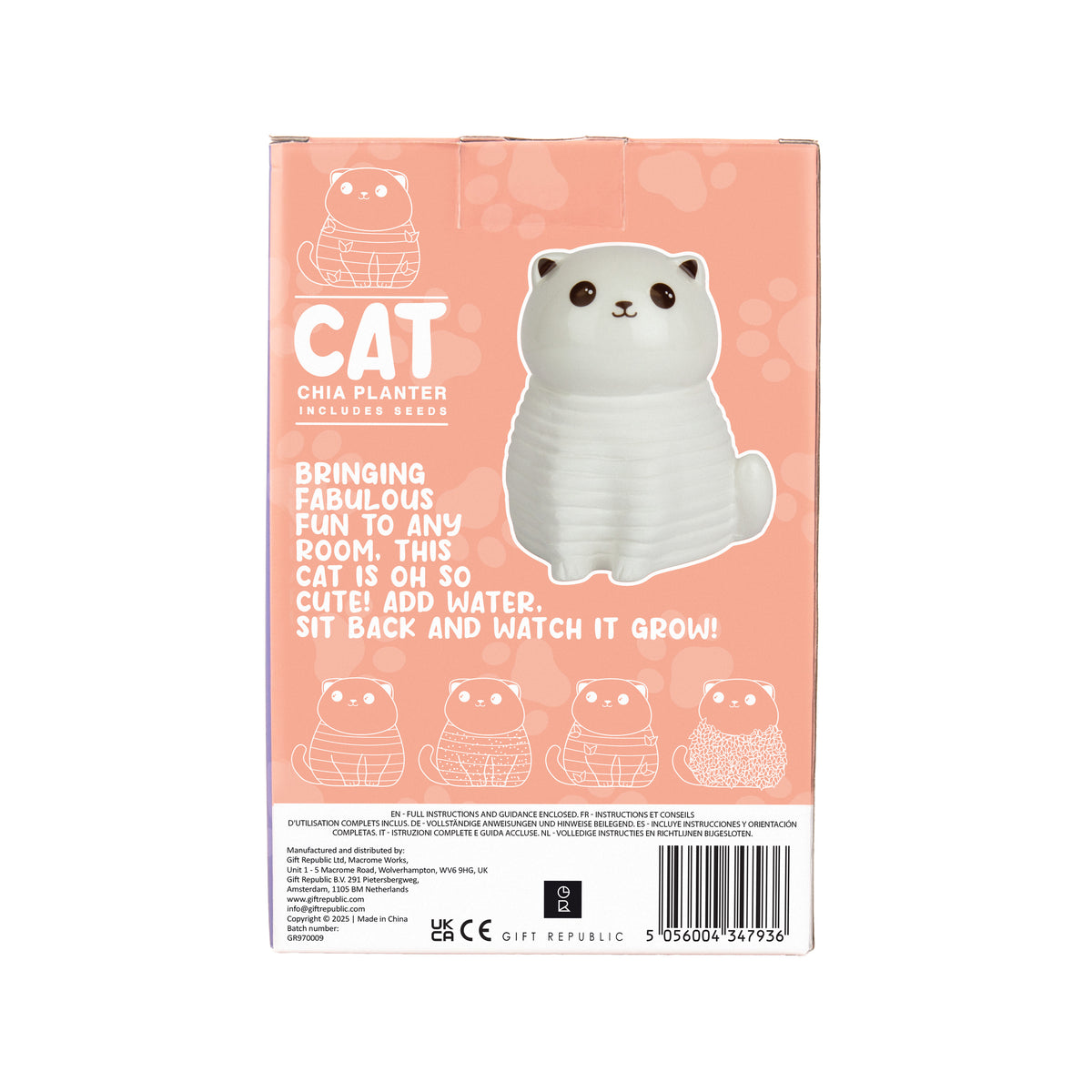 Gift Republic Cat Chia Planter