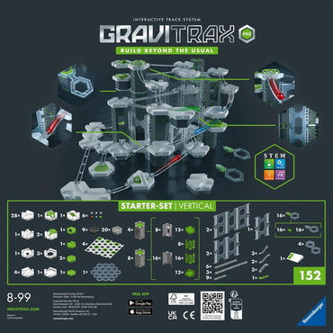 GraviTrax PRO: Starter Set Vertical - Marble Run STEM Toy Ravensburger Age 8+