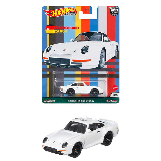 Hot Wheels Premium Porsche 959 (1986) Deutschland Design 1:64 Diecast Car