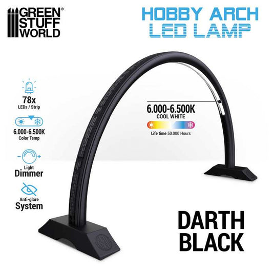 Green Stuff World Hobby Arch LED Lamp - Darth Black