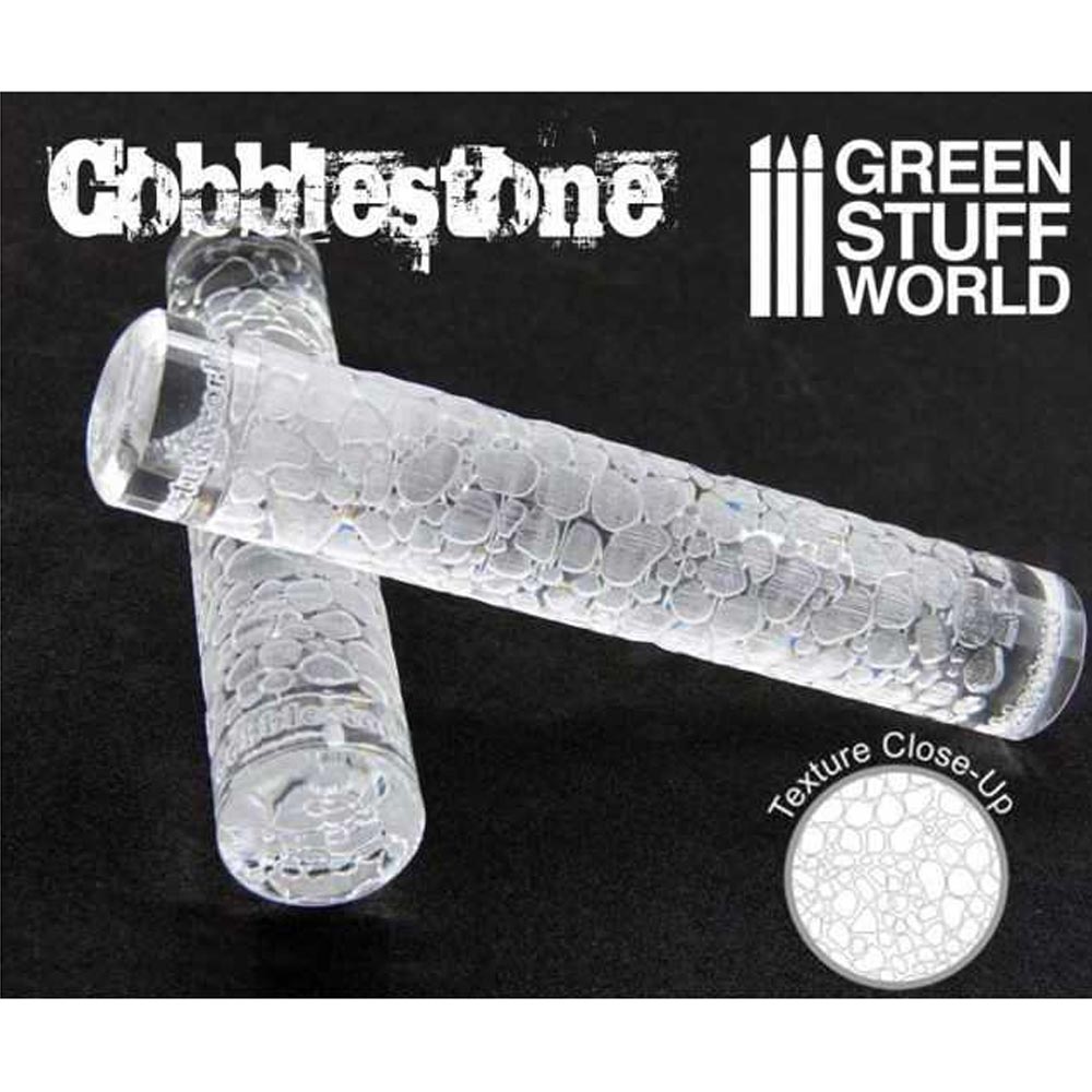 Green Stuff World Cobblestone Rolling Pin 1:22-1:48 Model Diorama