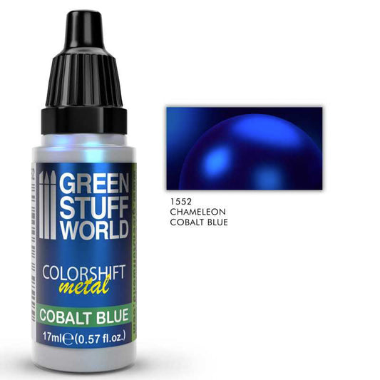 Green Stuff Cobalt Blue Chameleon Colorshift Metal Model Paint 17ml 1552
