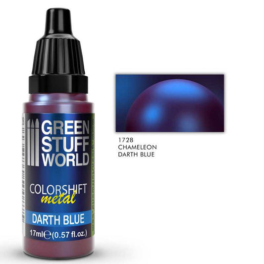 Green Stuff Darth Blue Chameleon Model Paint 17ml 1728