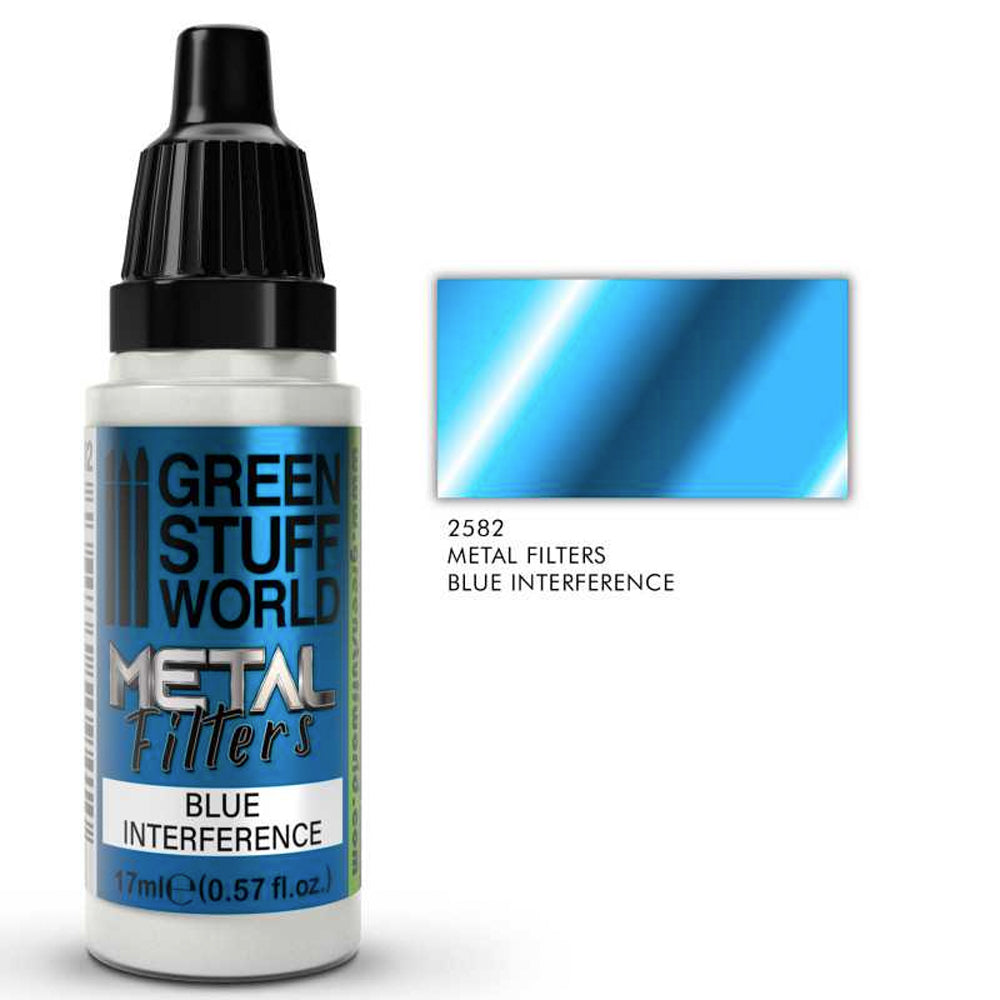 Green Stuff World Metal Filters - Blue Interference 17ml Model Paint 2582