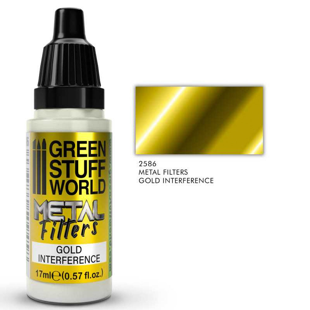 Green Stuff World Metal Filters - Gold Interference 17ml Model Paint 2586