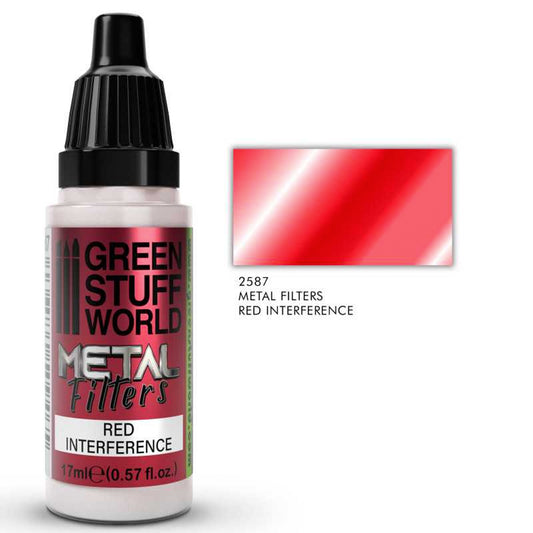 Green Stuff World Metal Filters - Red Interference 17ml Model Paint 2587