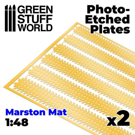 Green Stuff World Photo-Etch Marston Mats 1:48 Diorama Accessory 2755