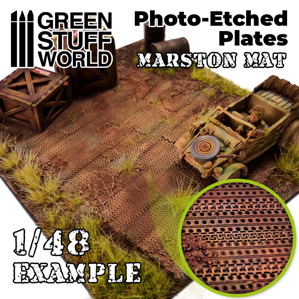 Green Stuff World Photo-Etch Marston Mats 1:48 Diorama Accessory 2755