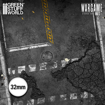 Green Stuff World Wargame Mat - Ground Zero District - 76x56cm for Kill Team