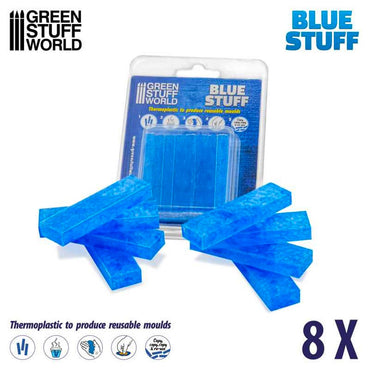 Green Stuff World Blue Stuff Mold Bars x8
