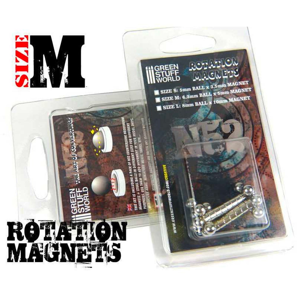 Green Stuff World Rotation Magnets - Size M - Model Display Enhancement 9276