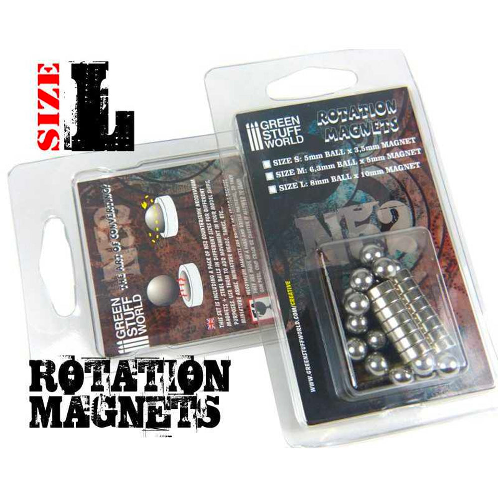 Green Stuff World Rotation Magnets - Size L - Model Display Enhancement 9277