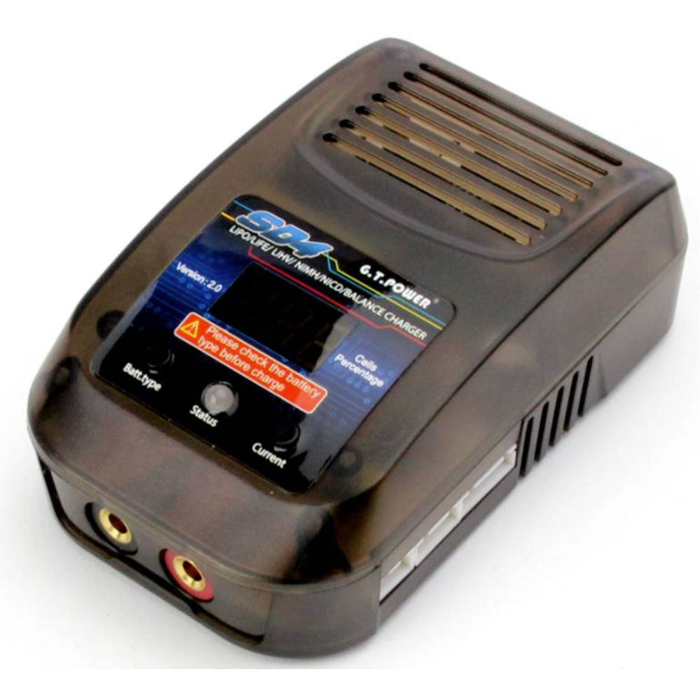 GT Power SD4 20W AC 3A UK Charger LiPo LiFe LiHv NiMH NiCd Balance Charger