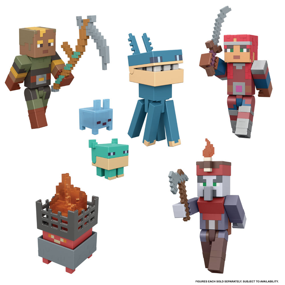 Minecraft Dungeons II Excavator 3.25" Action Figure Age 6+ Mattel JML82