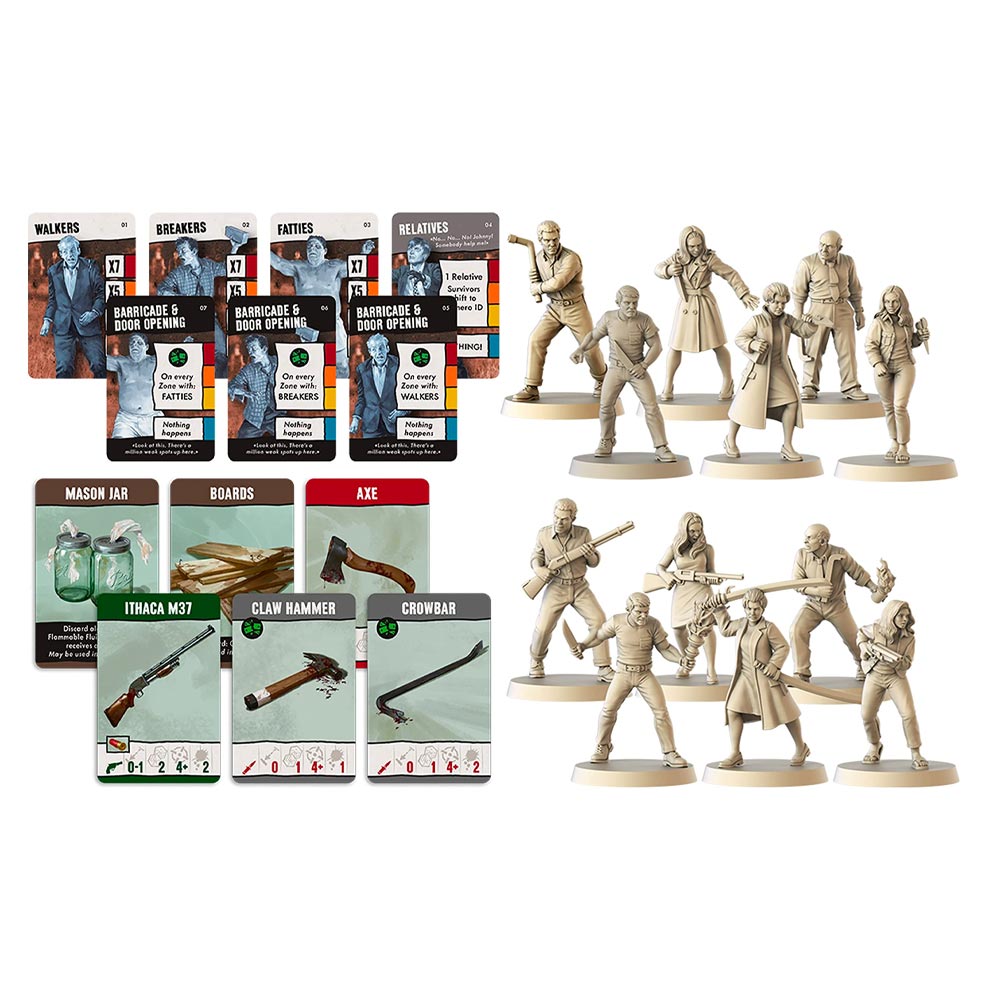 Zombicide: Night of the Living Dead Board Game - 1-6 Players - 60min - Age 14+