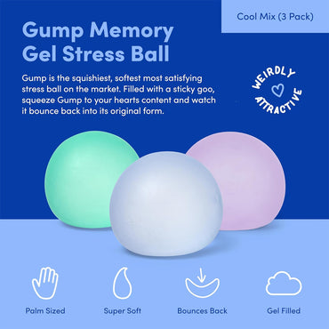 Speks Gump - Cool 3-Pack - Adult Fidget Stress-Relief