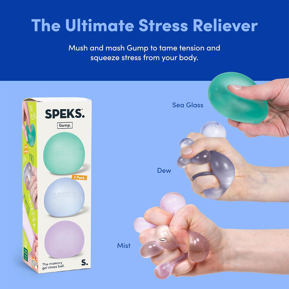 Speks Gump - Cool 3-Pack - Adult Fidget Stress-Relief