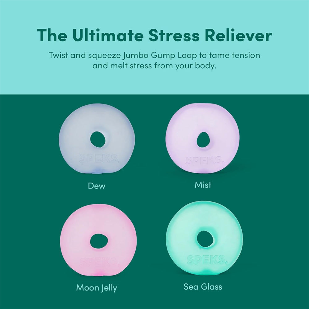 Speks Jumbo Gump Loop - Sea Glass - Adult Fidget Stress-Relief