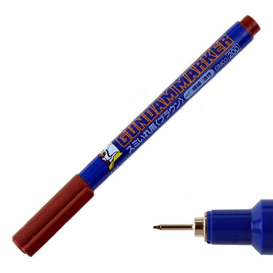 Gundam Markers GM-03 Brown Liner Type Mr. Hobby GSI Creos