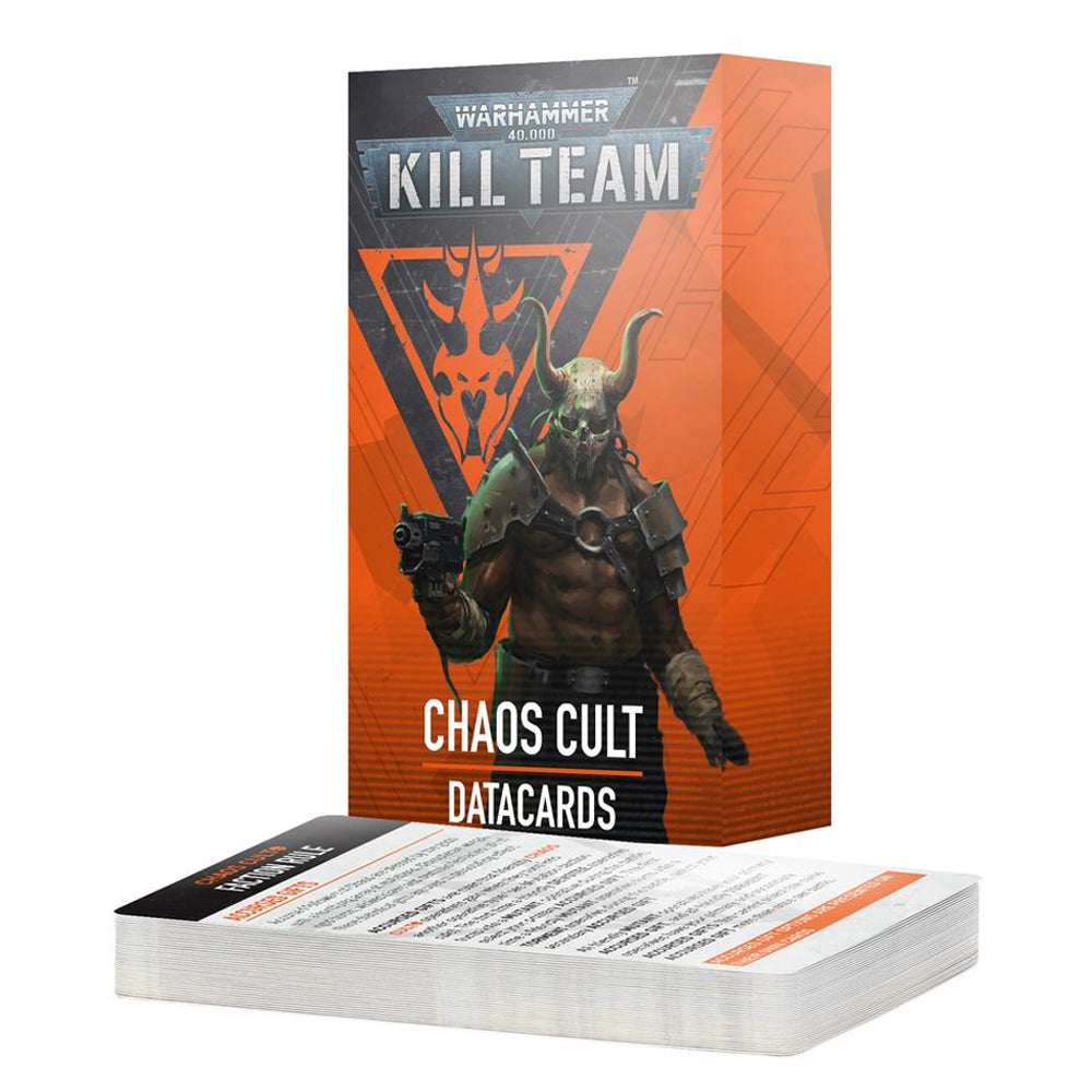 Games Workshop Warhammer 40k Kill Team Datacards: Chaos Cult 103-81