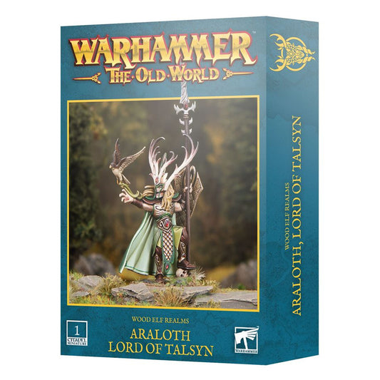 Games Workshop Warhammer Old World Wood Elf Realms Araloth Lord of Talsyn 13-108